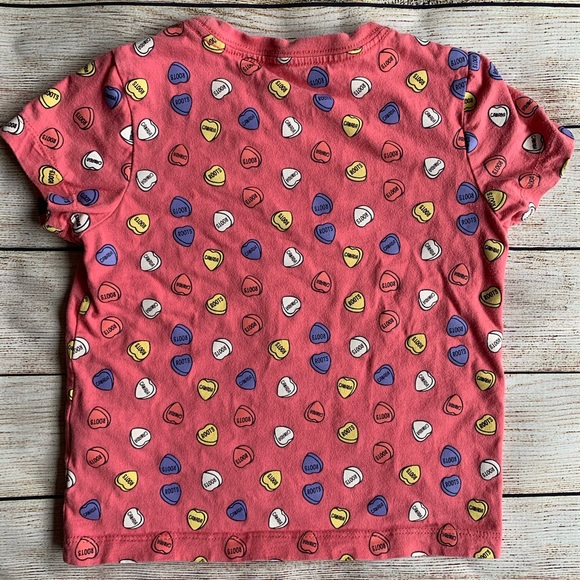 ROOTS KIDS | Candy Heart Roots Canada Pink T-Shirt - Picture 4 of 9